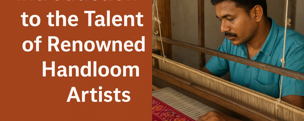 Introduction to the Talent of Renowned Handloom Artists