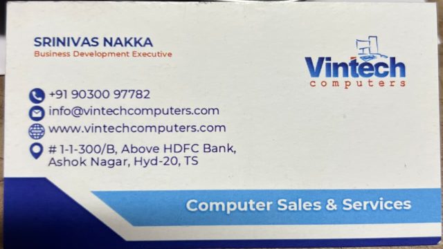 Vintech Computers – Padmashali